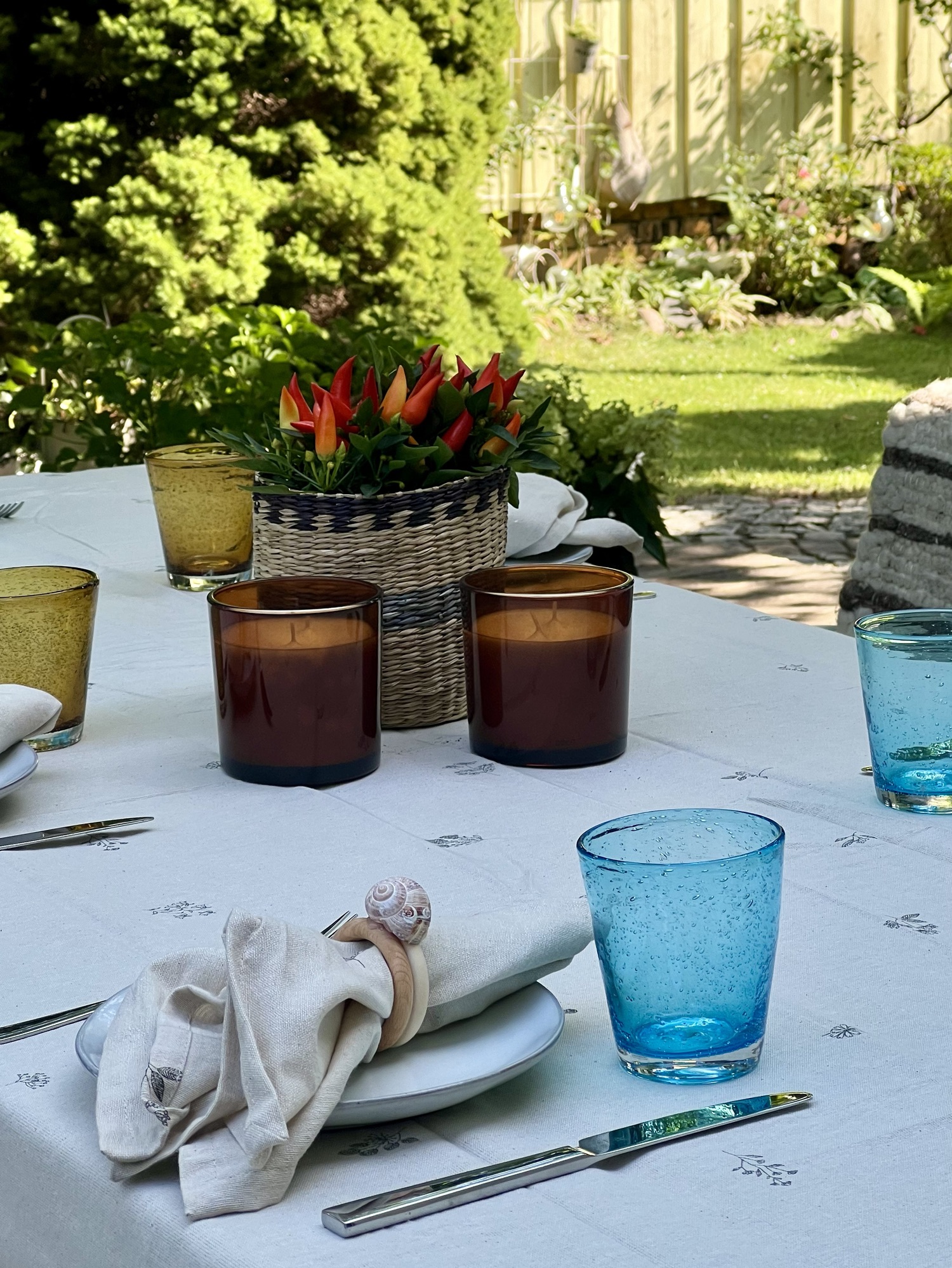 Gartenparty – Tischdeko und ein kleines Rezept – Elly´s Do it yourself